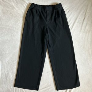 Zara Straight Leg Black Pants Trousers